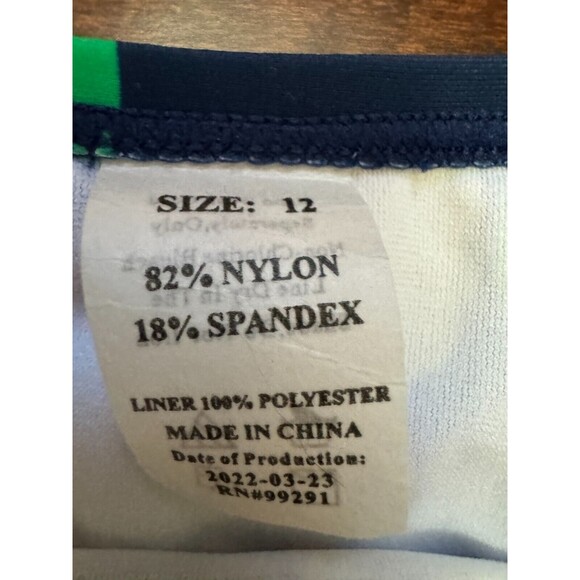 Kanu Surf Lemonade Style 8570 Kids Girls Swim Suit Navy Size 12 (Style 8570) - Picture 3 of 7